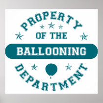 Property of the Ballooning Department Posters