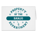 Property of the Banjo Department Cards