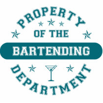 Property of the Bartending Department photo sculptures