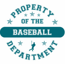 Property of the Baseball Department Photo Cutout