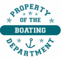 Property of the Boating Department photo sculptures