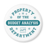Property of the Budget Analysis Department magnets