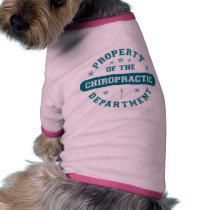 Property of the Chiropractic Department pet clothing
