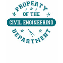 Property of the Civil Engineering Department t-shirts