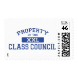 Property Of The Class Council Postage Stamps
