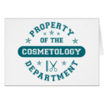 Property of the Cosmetology Department Card