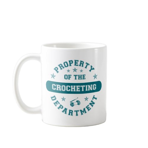 Property of the Crocheting Department mug
