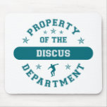 Property of the Discus Department Mouse Mats