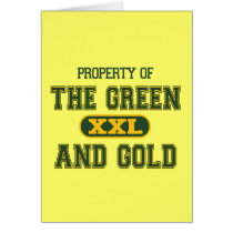 Property of The Green and Gold1 Card