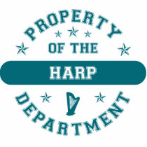 Property of the Harp Department Cut Out