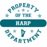 Property of the Harp Department Cut Out