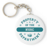 Property of the HVAC Department keychains