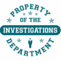 Property of the Investigations Department photo sculptures