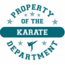 Property of the Karate Department photo sculptures