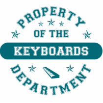 Property of the Keyboards Department photo sculptures