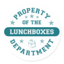 Property of the Lunchboxes Department stickers by itsallhot Property of the Lunchboxes Department stickers