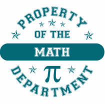 Property of the Math Department photo sculptures