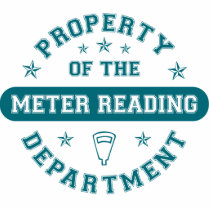 Property of the Meter Reading Department photo sculptures