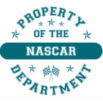 Property of the NASCAR Department photo sculptures