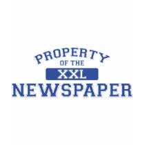 Property Of The Newspaper XXL t-shirts