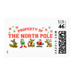 Property Of The North Pole postage