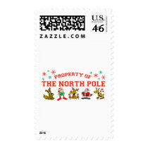 Property Of The North Pole Stamp