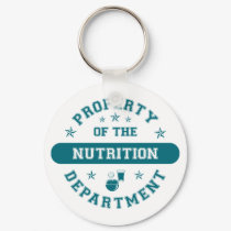Property of the Nutrition Department keychains