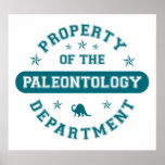 Property of the Paleontology Department Poster