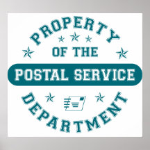 Property of the Postal Service Department Print