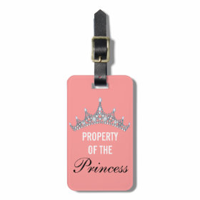 Property of the Princess Tiara Luggage Tag