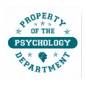 Property of the Psychology Department posters