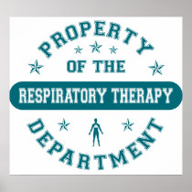 Property of the Respiratory Therapy Department Poster