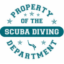 Property of the Scuba Diving Department photo sculptures