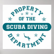 Property of the Scuba Diving Department Posters