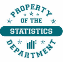 Property of the Statistics Department photo sculptures