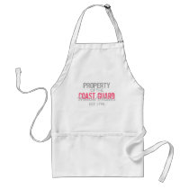 Property of the US Coast Guard (Pink) Aprons