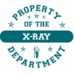 Property of the X-Ray Department photo sculptures