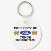 Property of Tonga Drinking Team keychains