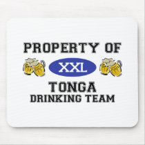 Property of Tonga Drinking Team mousepads