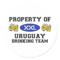 Property of Uruguay Drinking Team stickers by dustin1175 Property of Uruguay Drinking Team stickers