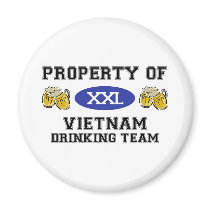Property of Vietnam Drinking Team magnets by dustin1175 Property of Vietnam Drinking Team magnets