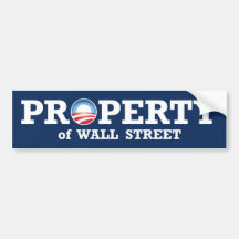 Property of Wall Street Bumper Stickers
