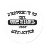 Property of West Virginia shirts