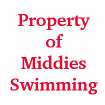 Propiedad ofMiddies Natación camisetas by fishi0722 Propiedad ofMiddies Natación camisetas