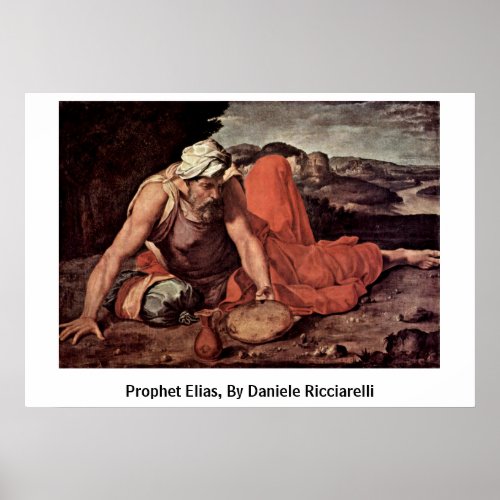 Prophet Elias, By Daniele Ricciarelli Poster