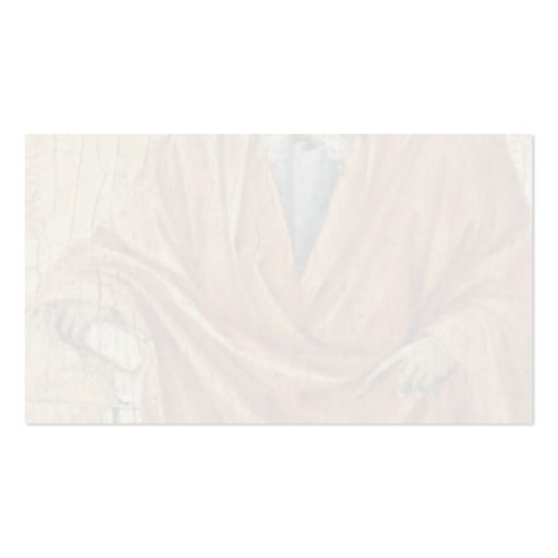 Prophet Jeremiah By Duccio Di Buoninsegna Business Cards (back side)