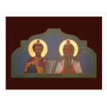 Prophets Moses and Aaron Prayer Card Post Card