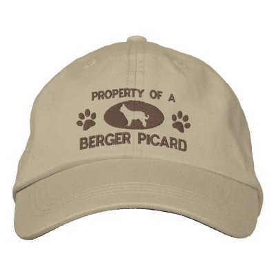 Propiedad de un gorra bordado Picard de Berger Gorra De Béisbol Propiedad de un gorra bordado Picard de Berger Gorra De Béisbol