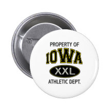 PROPIEDAD DEL DEPARTAMENTO ATLÉTICO DE IOWA PINS