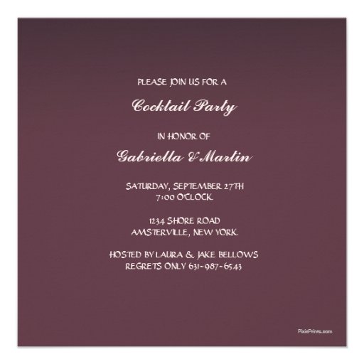 Proposal by Moonlight Engagement Invitation